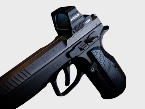 Holosun HS507COMP Offenes Reflex Rotpunktvisier + Adapterplatte für CZ Shadow 2 OR