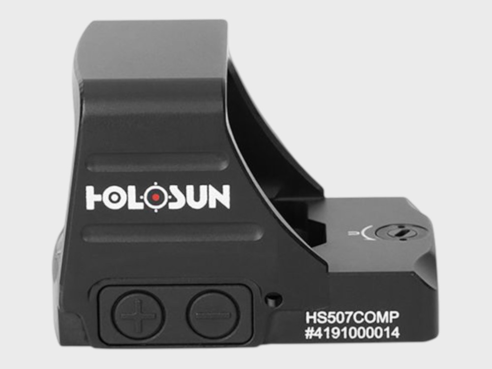 Holosun HS507COMP Offenes Reflex Rotpunktvisier + Adapterplatte für CZ Shadow 2 OR