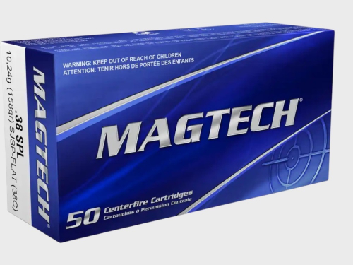 Magtech .38 Special SJSP 158grs.