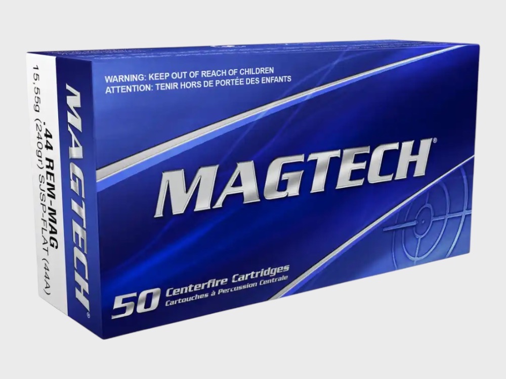 Munition Magtech .44 Magnum SJSP 240grs.