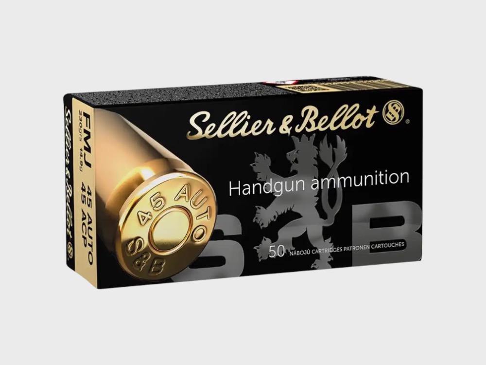 Munition Sellier & Bellot .45ACP FMJ 230grs