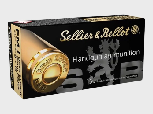 Munition Sellier & Bellot 9 mm Luger FMJ 124grs. / 1.000 Stk.