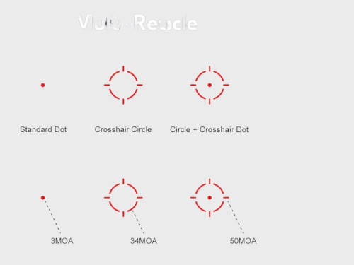 Vector Optics SCRD-M36 Frenzy-X FLEX 1x22x26 MOS Multi Reticle