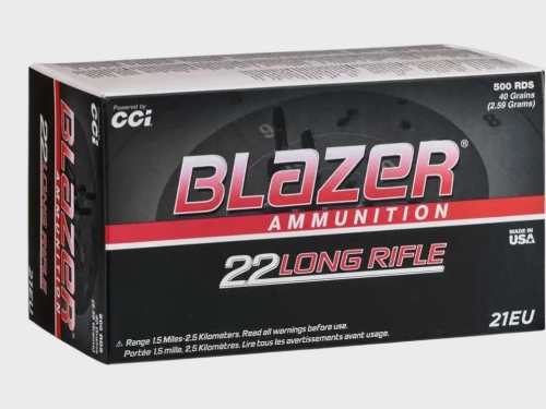 Munition CCI .22lfb. 40grs. Solid Blazer / 500 Stk.