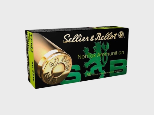 Munition Sellier & Bellot .40 S&W FMJ NonTox 180grs. _ 1000 Stk.
