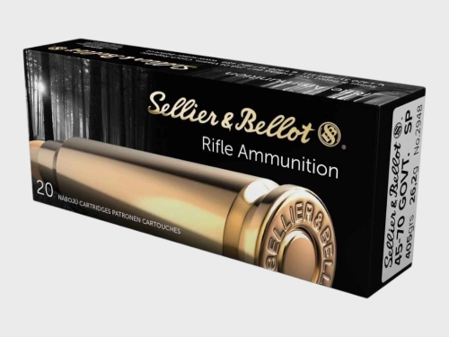 Munition Sellier & Bellot .45/70 Gov. Teilmantel 405grs.