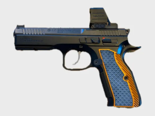 CZ Shadow 2 OR Competition mit Holosun HS507-PROMAX, schwarzer Magazinknopf