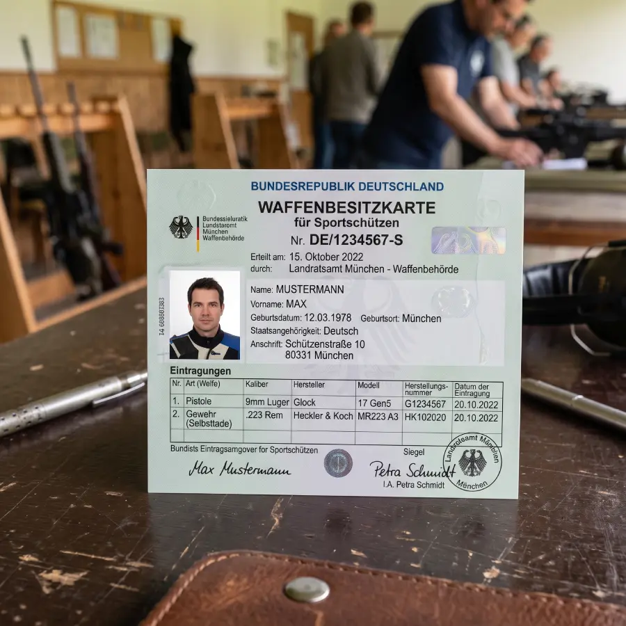 WBS Waffenbesitzkarte fuer sportschuetzen Waffenbesitzkarte für Sportschützen WBS