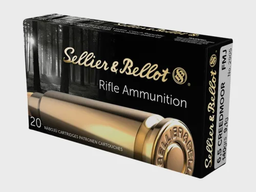 Munition Sellier & Bellot 6.5 Creedmoor FMJ 140grs.
