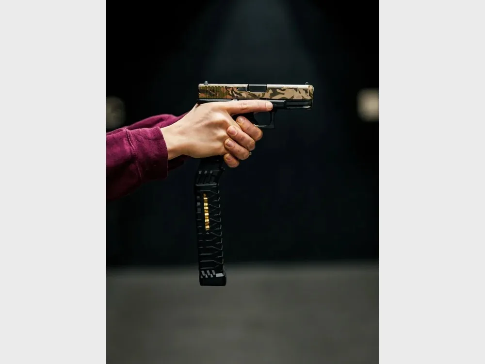 Schmeisser S50 Magazinadapter an Glock 17