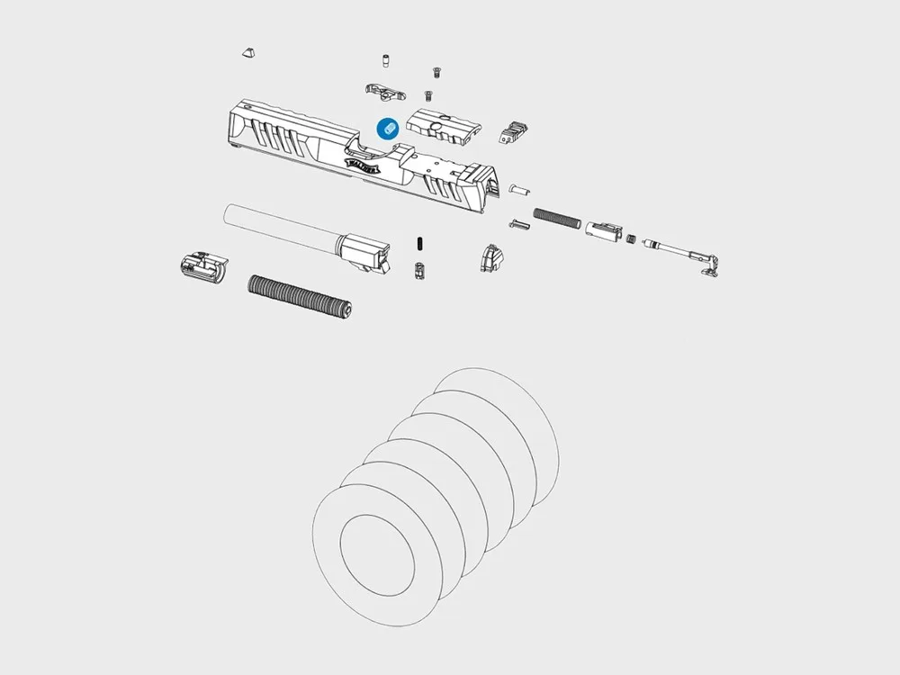 Walther PDP Auszieherfeder