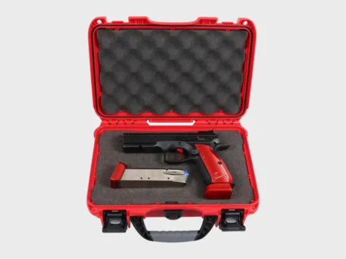 CZ Shadow 2 Hot Red im roten NANUK-Koffer mit Magazinen