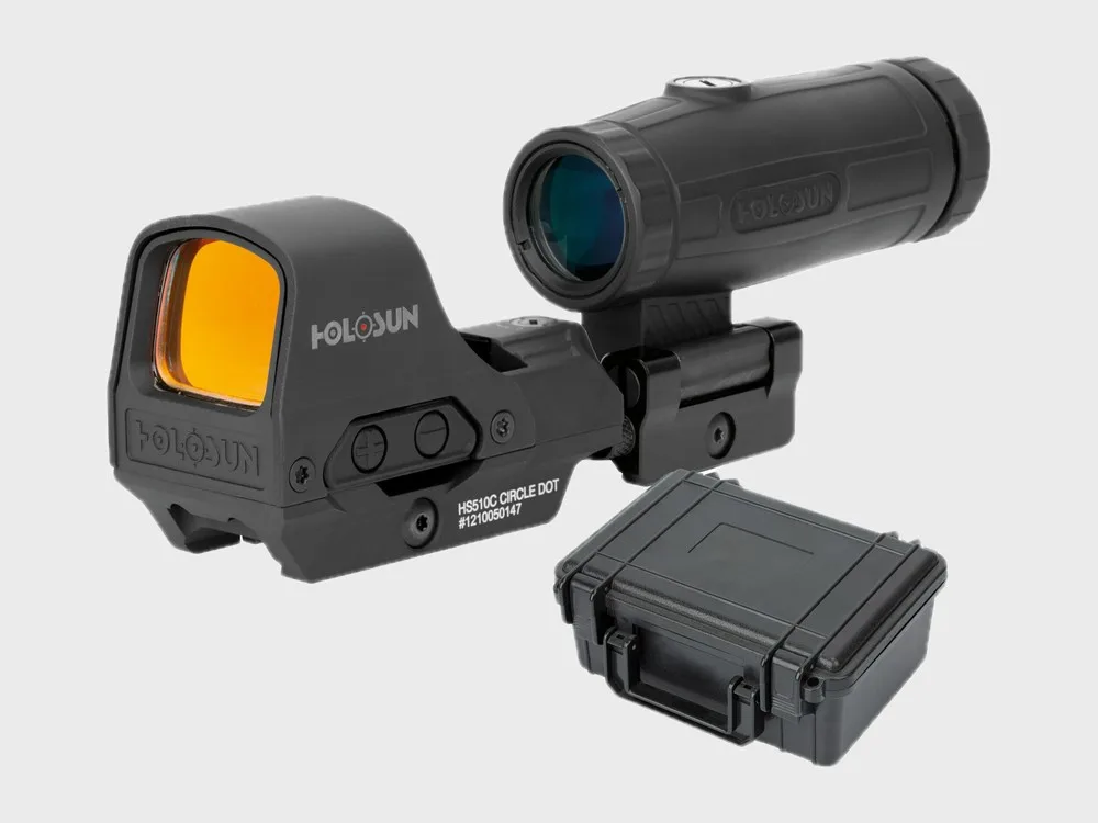 Holosun Set HS510C + HM3X Magnifier + Schutzkoffer