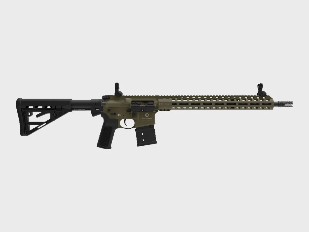 Schmeisser AR15-M5FL Slim Line 16,75″ .223 Rem. Cerakote OD Green