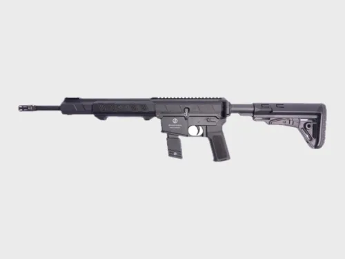 Schmeisser PSR-9 Pump Action 9mm Luger linke Seite