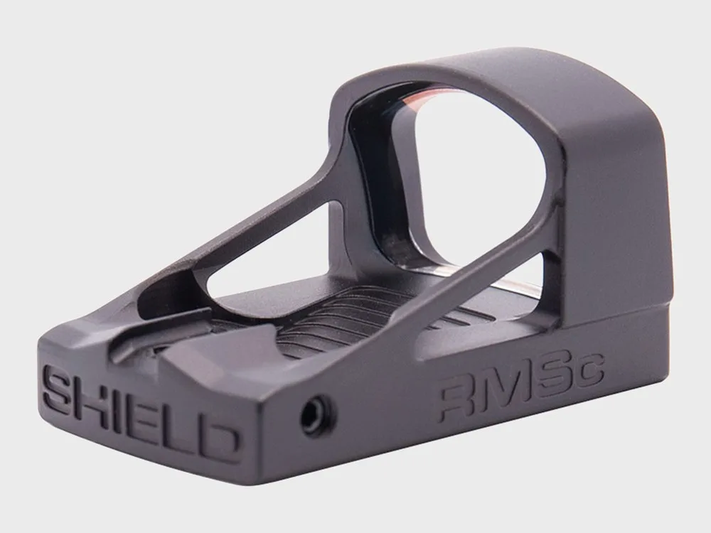 Shield RMSc Rotpunktvisier Schwarz von hinten
